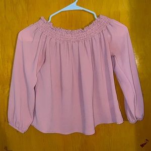 S Rose Off the Shoulder Top